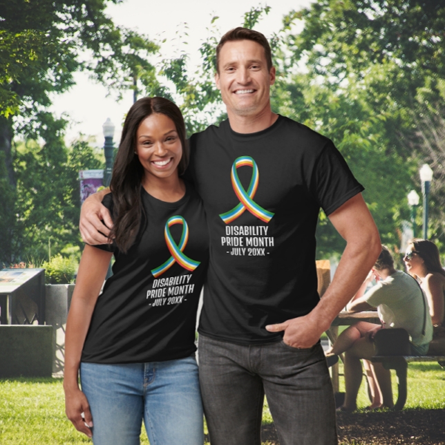 Disability Pride Month Black T-Shirt